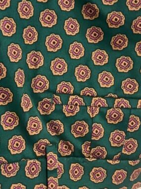 J crew Emerald Green Floral Print Bottoms